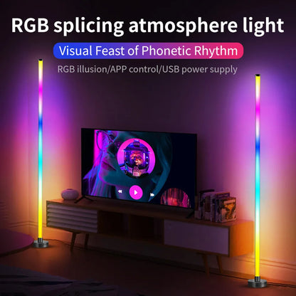 Smart LED Floor Lamp RGB Remote & APP Control