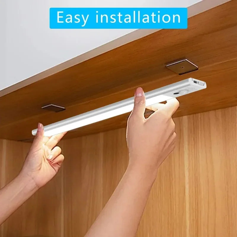 LED Motion Sensor Cabinet Light - USB for Kitchen & Bedroom